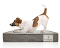 BrentHome 4-Inch Gel Memory Foam Orthopedic Pet Bed, Made in USA, Waterproof, CertiPUR-US