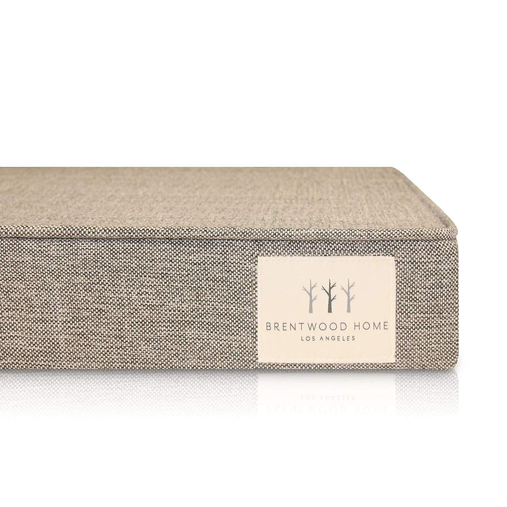 BrentHome 4-Inch Gel Memory Foam Orthopedic Pet Bed, Made in USA, Waterproof, CertiPUR-US
