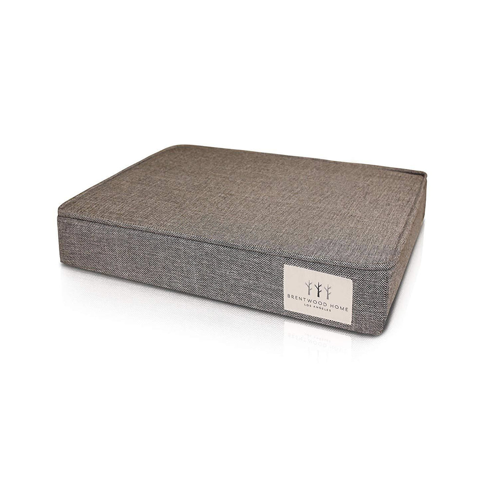 BrentHome 4-Inch Gel Memory Foam Orthopedic Pet Bed, Made in USA, Waterproof, CertiPUR-US