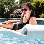 TRC Recreation Super Soft Sunsation Foam Pool Float Loungers, Pink and White
