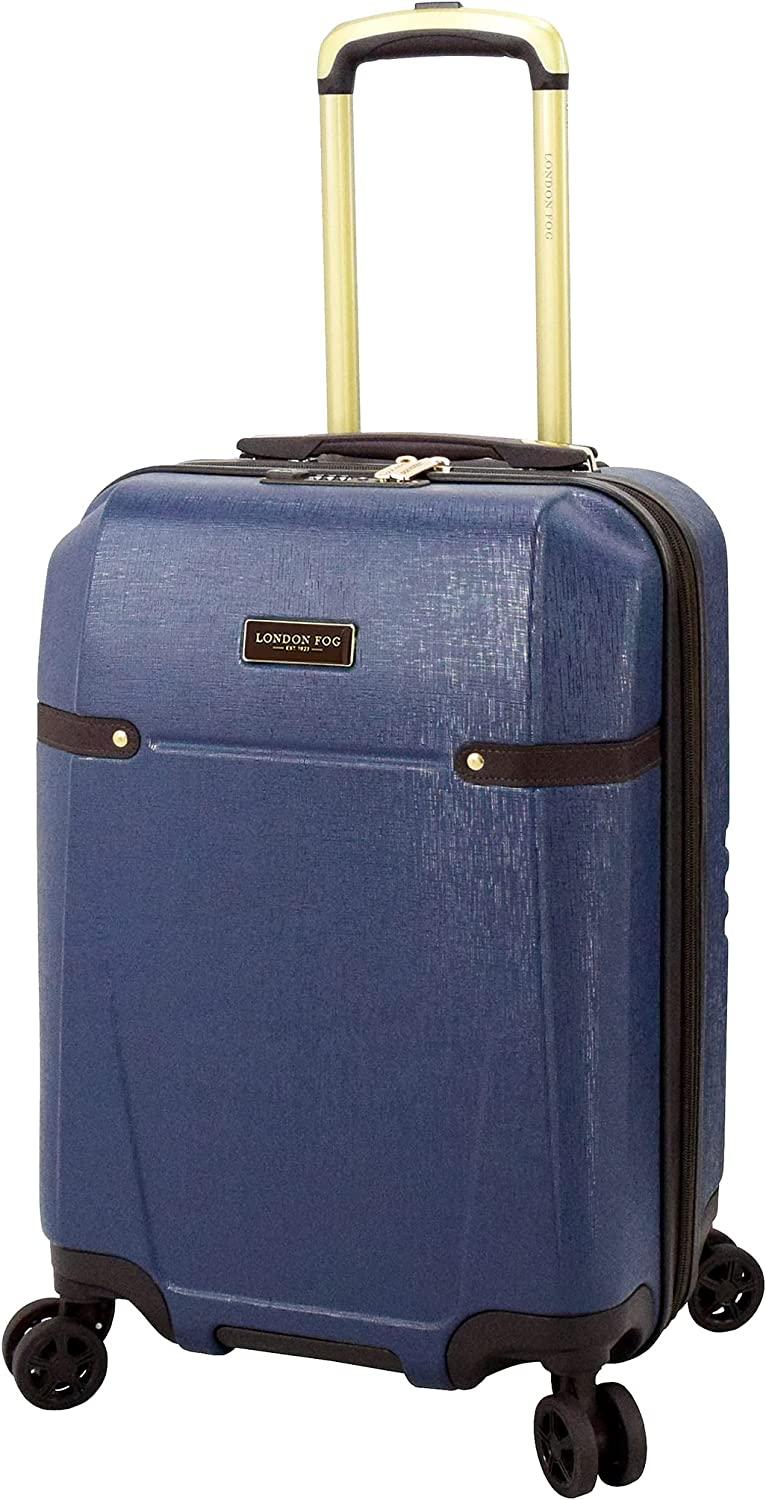 Brentwood II 20" Expandable HARDSIDE Spinner Carry-ON, Blue, Inch