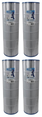 4) new unicel c-8417 hayward replacement swimming pool filter cartridges pxc-150