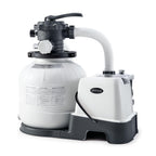 intex 26675eg 14 inch krystal clear pool saltwater system and sand filter pump