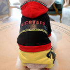 FXQIN Dog Four Leg Coat, Winter Puppy Jacket for Small Dogs Warm Coat Sweater Four Legs Pet Clothes for Dog Cat, Winter Thick Soft Cotton-Padded Doggie Vest, Black