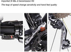Mountain Bike Moutain Bicycle Moutain Bike 27" Mountain Bicycles 27 Speeds Women/ Men MTB Bike Lightweight Carbon Fibre Frame Disc Brake Front Suspension Mens Mountain Bike Non-Slip Bike Men's Bike