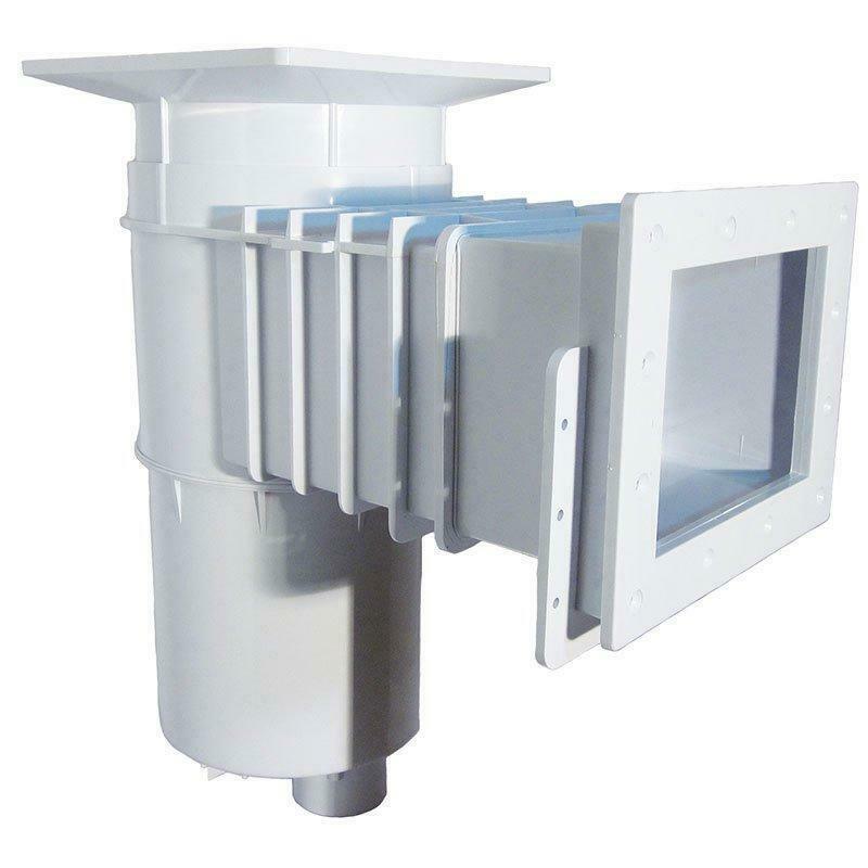 hayward auto-skim 1 fib threaded square skimmer for vinyl/fiberglass pools