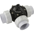 Custom Molded Products Diverter Valve, CMP Hydroseal, 2"Union, 3 Port
