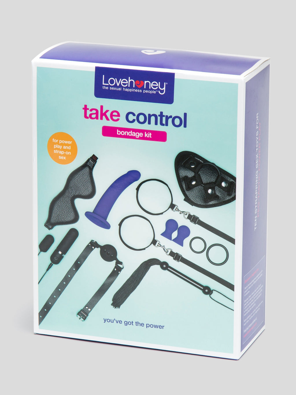 Lovehoney Take Control Bondage Kit (10 Piece), Black