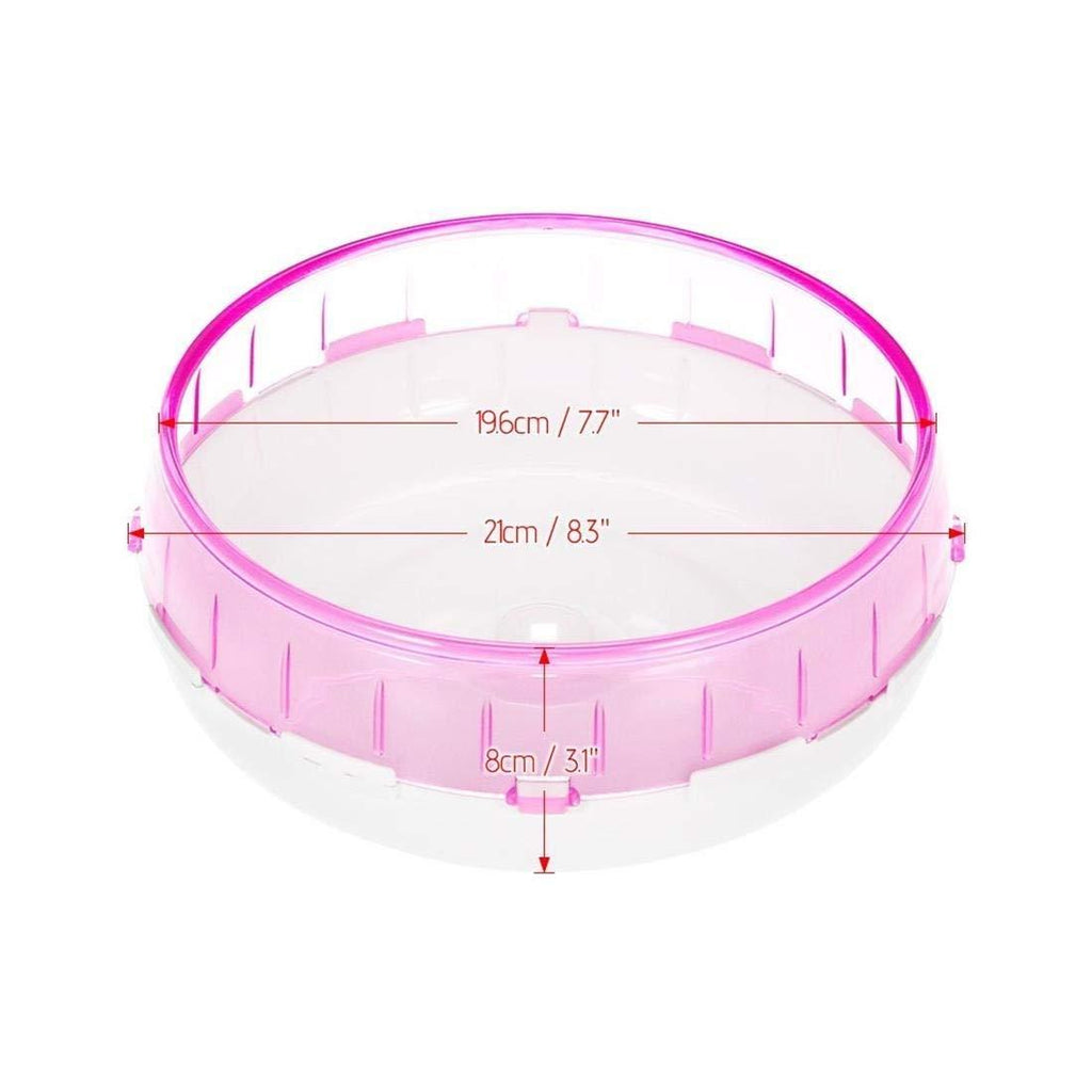 Pet Supplies with A Strong Steel Shaft and PP Material for A Wide Ranof Applications 8.3-inch Hamster Mouse Gerbil Mouse Movement Wheel Silent Rotator PP Running Disk Small Animal Pet