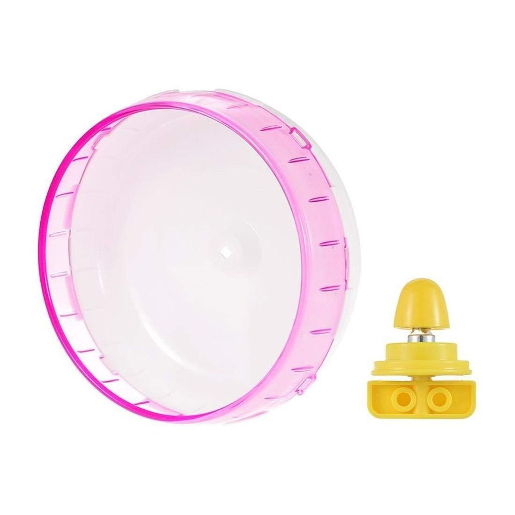 8.3-inch Hamster Mouse Gerbil Mouse Movement Wheel Mute Rotator PP Running Disk Small Animal Pet Toy With A Strong Steel Shaft And High Tone PP Material For A Wide RanOf Applications Pet Supplies