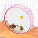 Pet Supplies with A Strong Steel Shaft and PP Material for A Wide Ranof Applications 8.3-inch Hamster Mouse Gerbil Mouse Movement Wheel Silent Rotator PP Running Disk Small Animal Pet