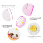 Pet Supplies with A Strong Steel Shaft and PP Material for A Wide Ranof Applications 8.3-inch Hamster Mouse Gerbil Mouse Movement Wheel Silent Rotator PP Running Disk Small Animal Pet