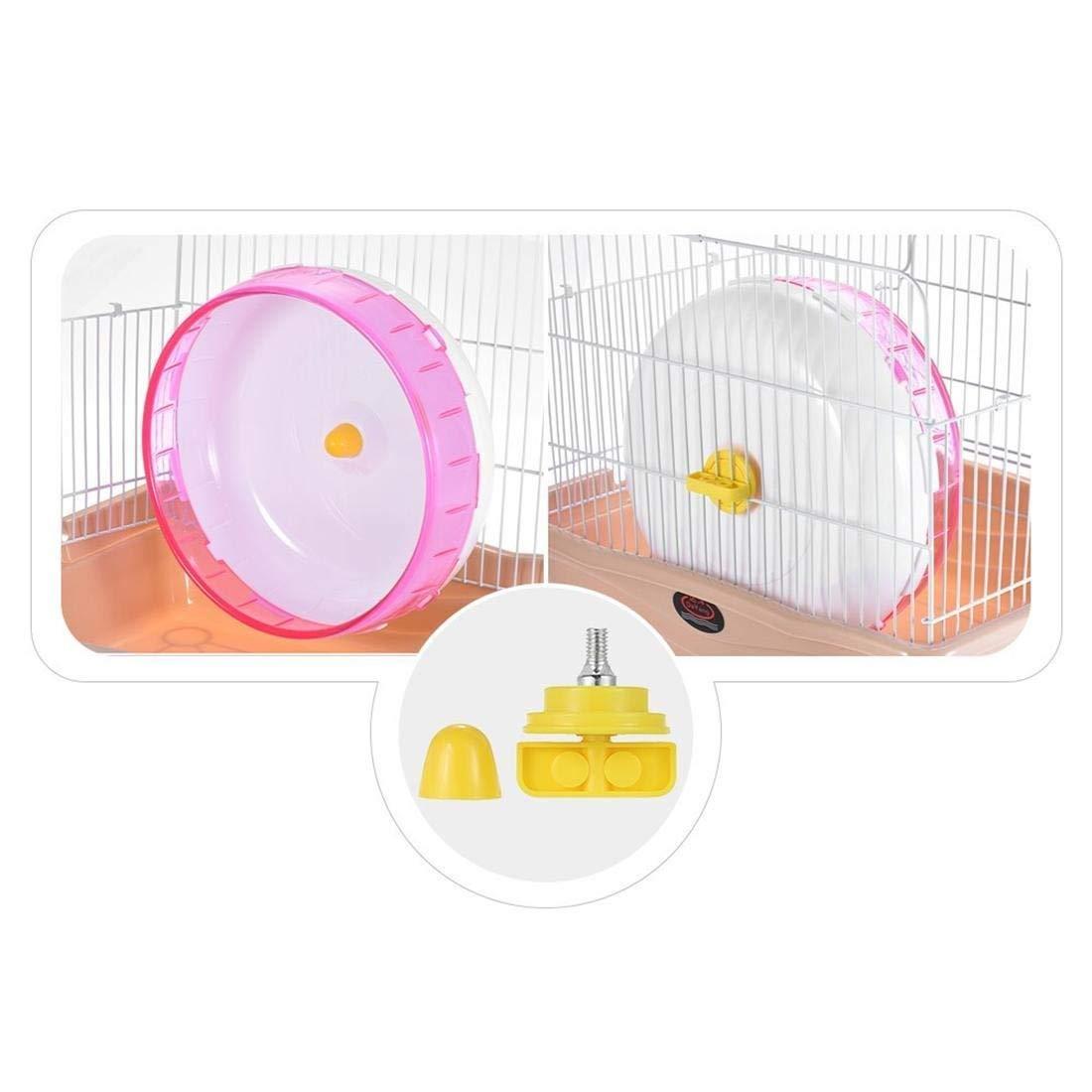 Pet Supplies with A Strong Steel Shaft and PP Material for A Wide Ranof Applications 8.3-inch Hamster Mouse Gerbil Mouse Movement Wheel Silent Rotator PP Running Disk Small Animal Pet