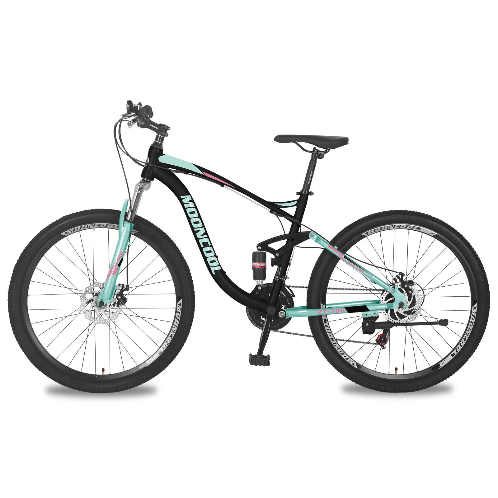 Adult Mountain Bikes 26/27.5 inch Mountain Bicycle, Disc Brakes Suspension Front Fork, 21 Speed Steel Frame Mountain Bike for Adults Mens Womens