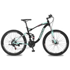 Adult Mountain Bikes 26/27.5 inch Mountain Bicycle, Disc Brakes Suspension Front Fork, 21 Speed Steel Frame Mountain Bike for Adults Mens Womens
