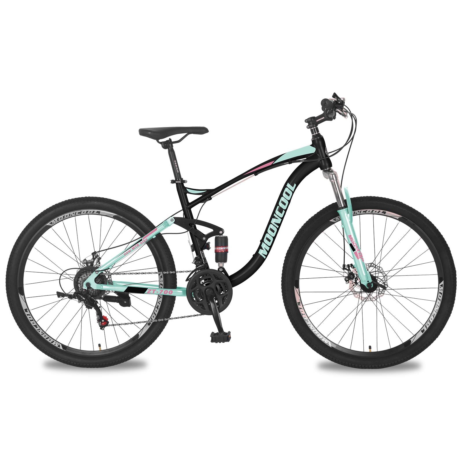 Adult Mountain Bikes 26/27.5 inch Mountain Bicycle, Disc Brakes Suspension Front Fork, 21 Speed Steel Frame Mountain Bike for Adults Mens Womens