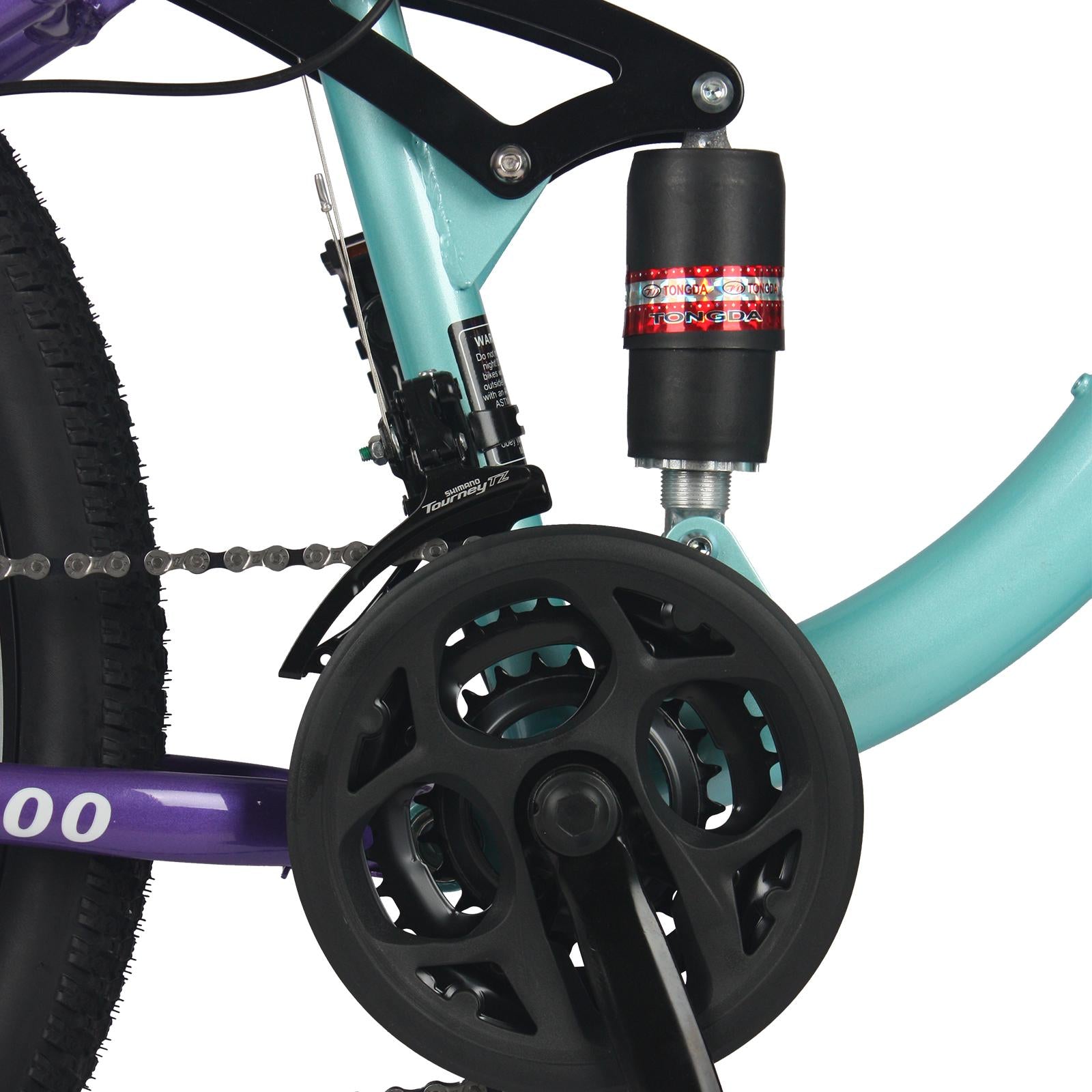 Adult Mountain Bikes 26/27.5 inch Mountain Bicycle, Disc Brakes Suspension Front Fork, 21 Speed Steel Frame Mountain Bike for Adults Mens Womens