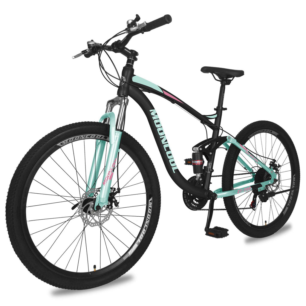 Adult Mountain Bikes 26/27.5 inch Mountain Bicycle, Disc Brakes Suspension Front Fork, 21 Speed Steel Frame Mountain Bike for Adults Mens Womens