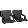 Stadium Seat Chair with Padded Back Support (2-Pack)