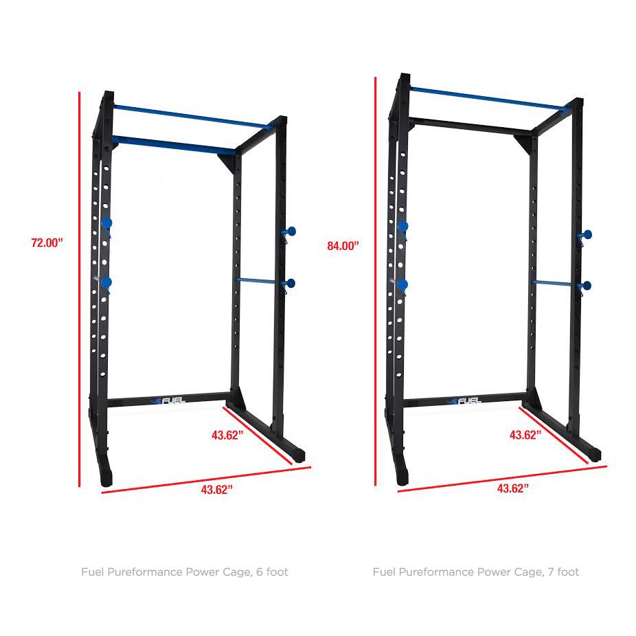 Fuel Pureformance 7 Ft. Full Cage, Black