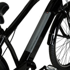Hyper Bicycles E-Ride Electric Pedal Assist Men's Cruiser Bike, 26" Wheels, Black