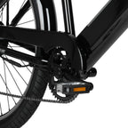 Hyper Bicycles E-Ride Electric Pedal Assist Men's Cruiser Bike, 26" Wheels, Black