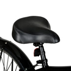 Hyper Bicycles E-Ride Electric Pedal Assist Men's Cruiser Bike, 26" Wheels, Black
