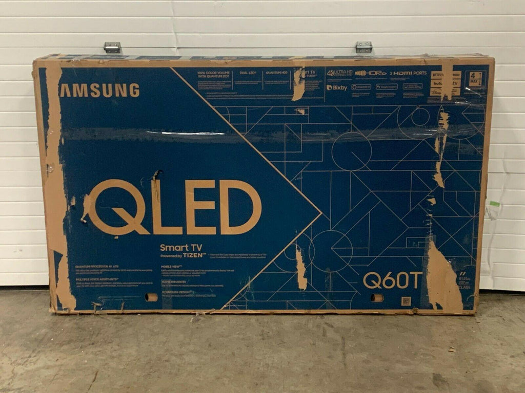 samsung q60t 82" 4k qled smart tv - black