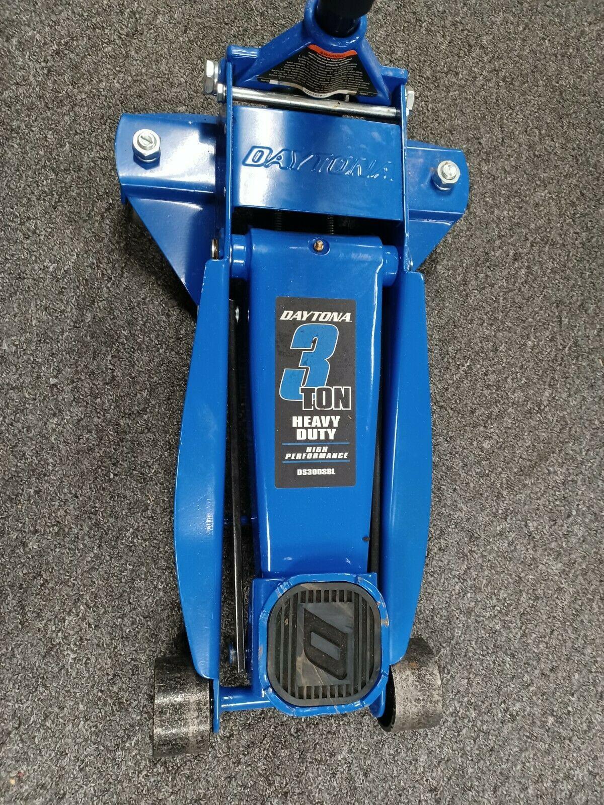 Daytona 3 Ton 6000 Lb Floor Jack - Racing Blue Model DS300SBL, a-x