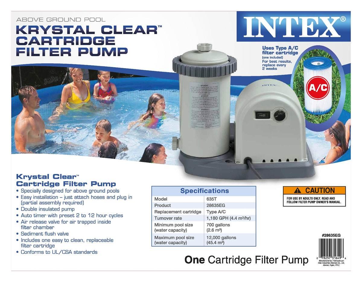 intex 1500 gph pool filter pump (2 pack) and 59" pool pump replacement hose
