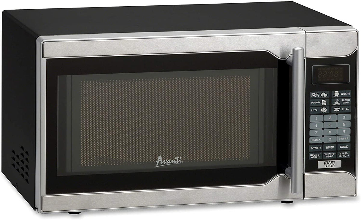 Avanti MO7103SST Counter Top Microwave Oven 0.7 Cu. Ft. Black/ Steel