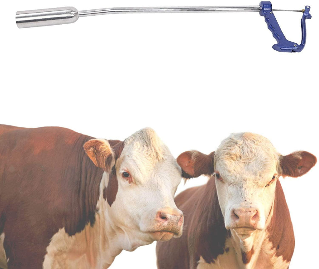 evtscan balling tool, livestock stainless steel balling tool pills propellant for cow cattle veterinary accessory