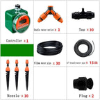 BBGS DIY Plant Watering Kit Automatic Irrigation System, Adjustable Nozzles Sprinkler, Mist Cooling Set for Garden Greenhouse Lawn Patio (Color : Style 2)