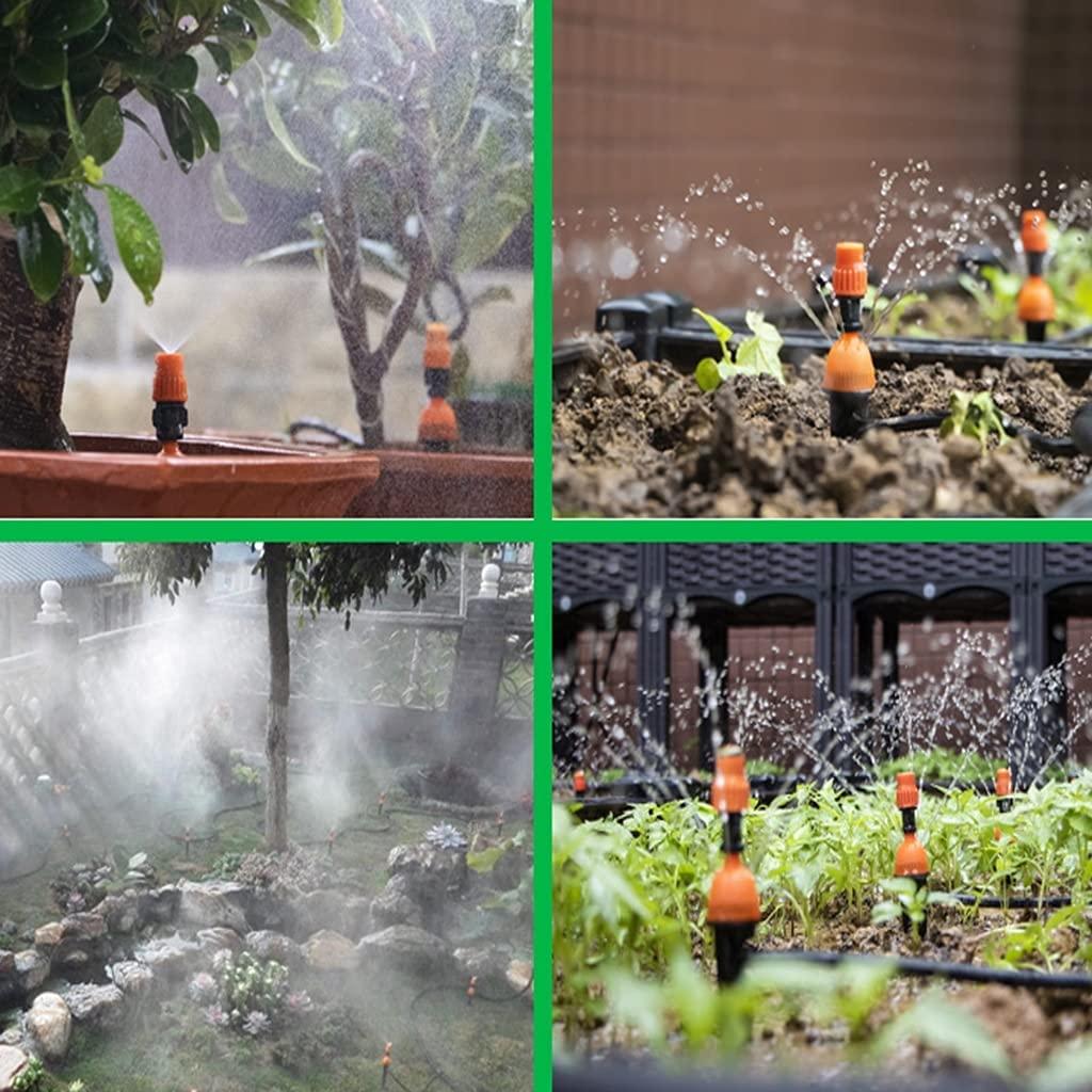 BBGS DIY Plant Watering Kit Automatic Irrigation System, Adjustable Nozzles Sprinkler, Mist Cooling Set for Garden Greenhouse Lawn Patio (Color : Style 2)
