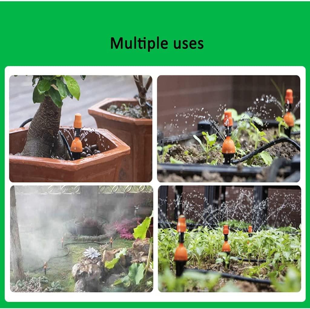 BBGS DIY Plant Watering Kit Automatic Irrigation System, Adjustable Nozzles Sprinkler, Mist Cooling Set for Garden Greenhouse Lawn Patio (Color : Style 2)