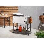 100 Qt./25 Gal.  Steel Wheeled Cooler with Detachable Tub