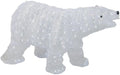 28" Lighted Commercial Grade Acrylic Polar Bear Christmas Display Decoration