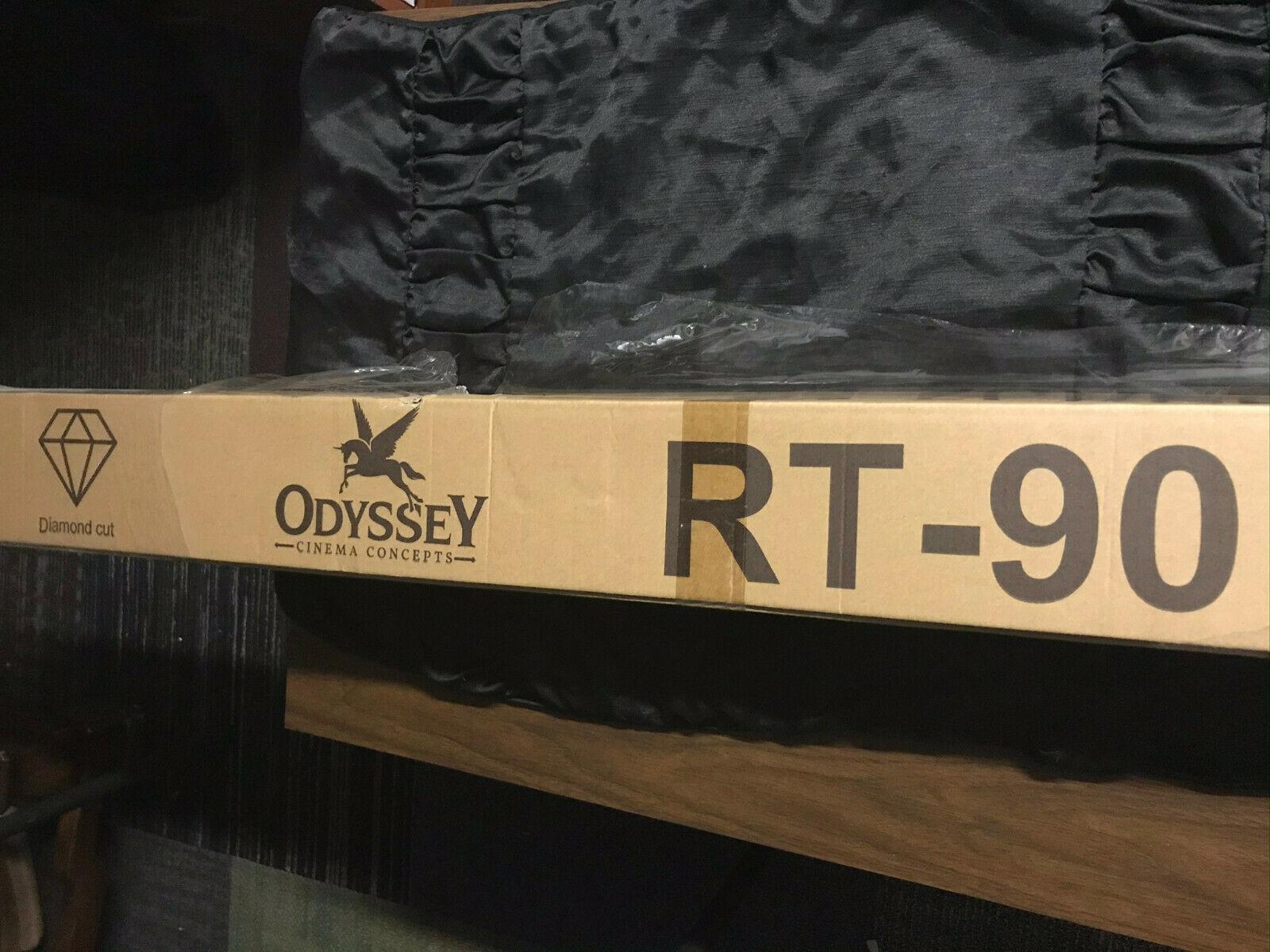 new odyssey high definition tv projector mk-94 hd &amp; rt-90 3d hd 72" 3d screen