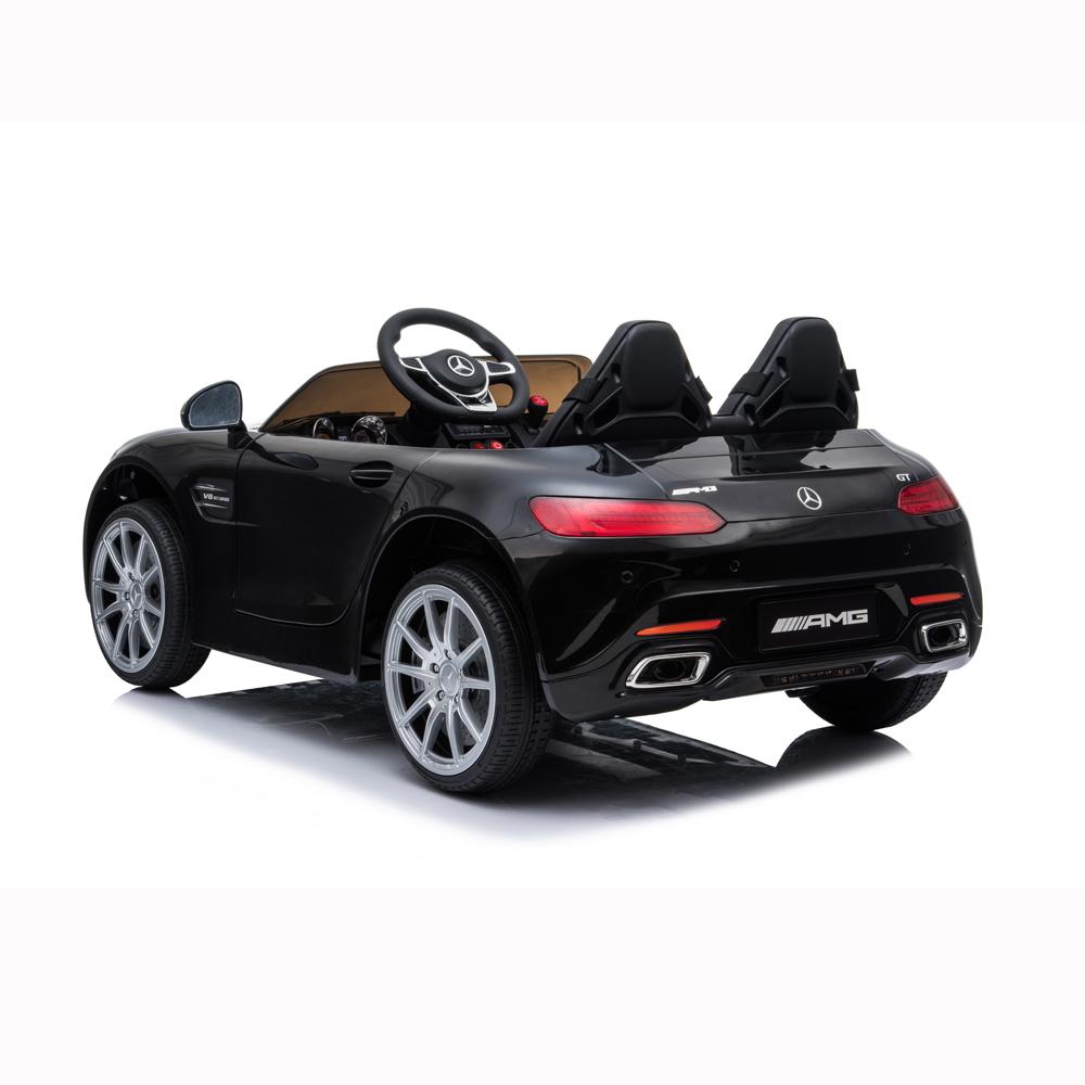 Clearance! Kids 12V RC Ride-On Car, Electric Ride On Toys for Boys, 3-6 Years Old Power Wheels Car, Ride On Truck Car w/ Remote Control, 3 Speeds, Spring Suspension, LED Light, Black, W5696