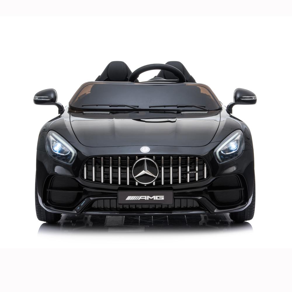 Clearance! Kids 12V RC Ride-On Car, Electric Ride On Toys for Boys, 3-6 Years Old Power Wheels Car, Ride On Truck Car w/ Remote Control, 3 Speeds, Spring Suspension, LED Light, Black, W5696