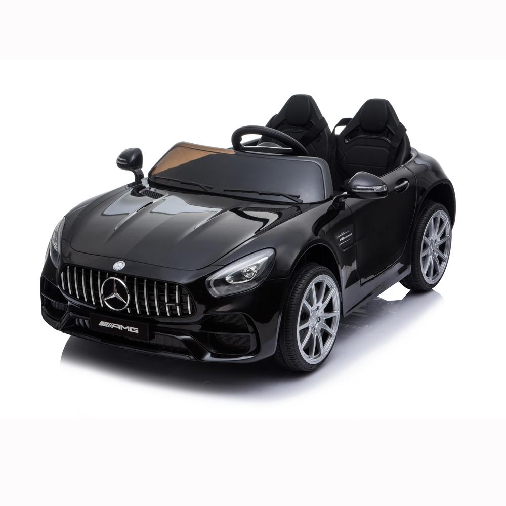Clearance! Kids 12V RC Ride-On Car, Electric Ride On Toys for Boys, 3-6 Years Old Power Wheels Car, Ride On Truck Car w/ Remote Control, 3 Speeds, Spring Suspension, LED Light, Black, W5696