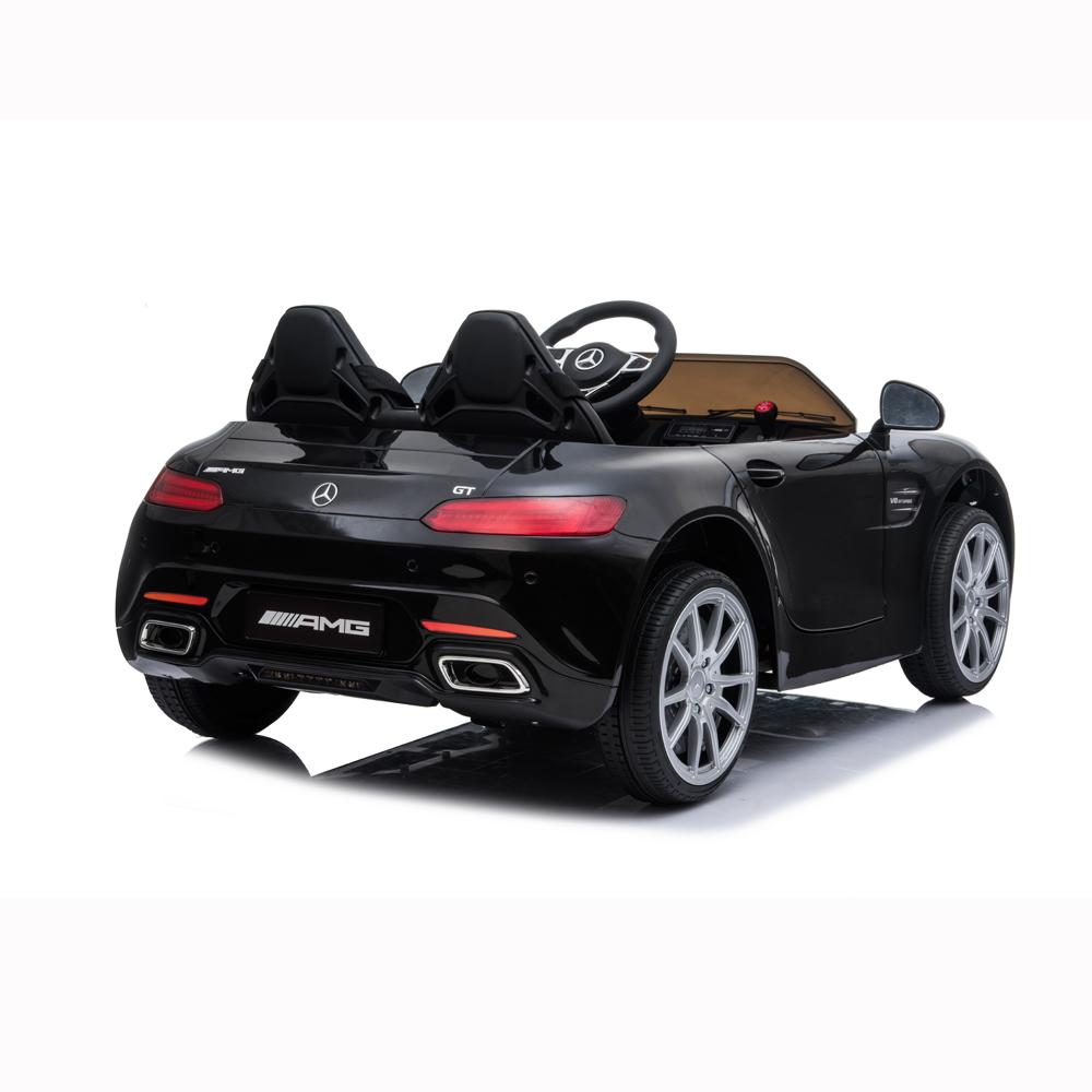 Clearance! Kids 12V RC Ride-On Car, Electric Ride On Toys for Boys, 3-6 Years Old Power Wheels Car, Ride On Truck Car w/ Remote Control, 3 Speeds, Spring Suspension, LED Light, Black, W5696