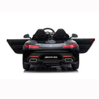 Clearance! Kids 12V RC Ride-On Car, Electric Ride On Toys for Boys, 3-6 Years Old Power Wheels Car, Ride On Truck Car w/ Remote Control, 3 Speeds, Spring Suspension, LED Light, Black, W5696