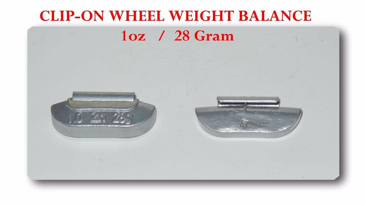 600 Pcs P Style Clip-on Wheel Weight  1oz 28 gram  P100 Led Free