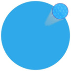 round pool cover 216 inch pe blue