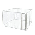 JAXPETY Dog House Kennel LarCaPen Outdoor Pet Durable Metal Fences 10 x 10 x 6 F