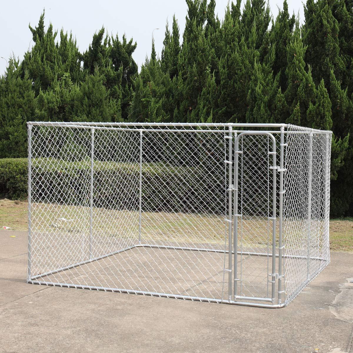 BWM.Co LarOutdoor Dog Pet Playpen Exercise Play Yard CaKennel Fence