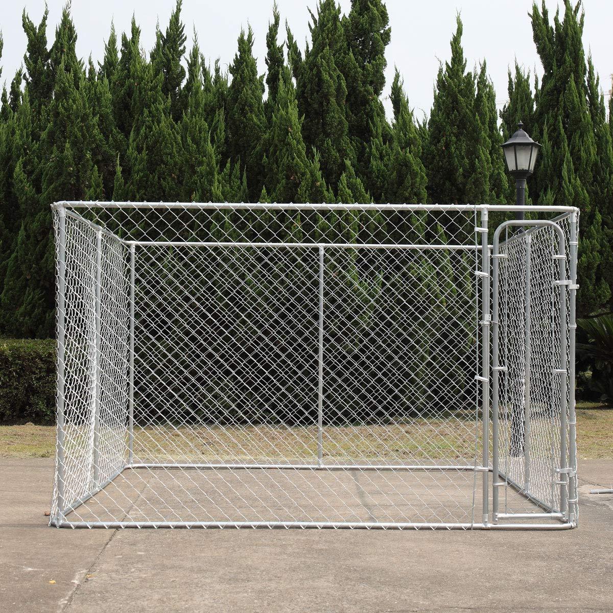 BWM.Co LarOutdoor Dog Pet Playpen Exercise Play Yard CaKennel Fence