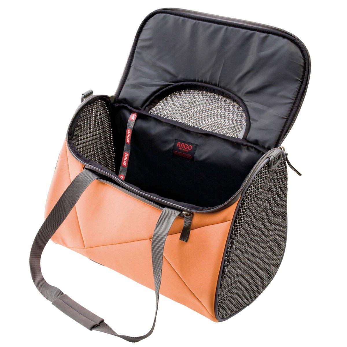 Argo by Teafco Pet Avion Airline Approved Pet Carrier, Tango Orange, Medium