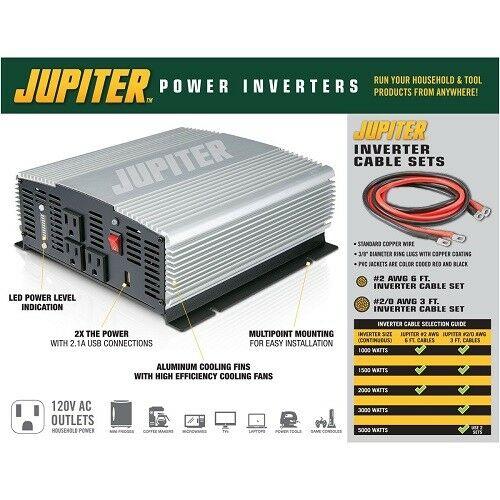 Electric Power Inverter Watt Electricity SurAC DC Car Automotive VoltaLed